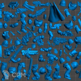 Описание картинки Primaris Crusader Squad x5 (scan) от badmorning по цене 800руб | Свободный Рынок Миниатюр - СРМ