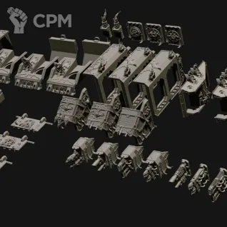 Описание картинки Conversion Kit Thousand Sons для Land Raider от Магазин Альфария по цене 1 500руб | Свободный Рынок Миниатюр - СРМ