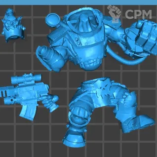 Описание картинки WarBoss (Blakgrab) от Магазин Альфария по цене 200руб | Свободный Рынок Миниатюр - СРМ