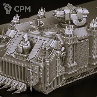 Описание картинки Grey Knights Razorback от Магазин Альфария по цене 1 200руб | Свободный Рынок Миниатюр - СРМ