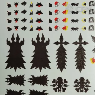Описание картинки Transfer Sheet Space Wolves от ССП по цене 1 800руб | Свободный Рынок Миниатюр - СРМ