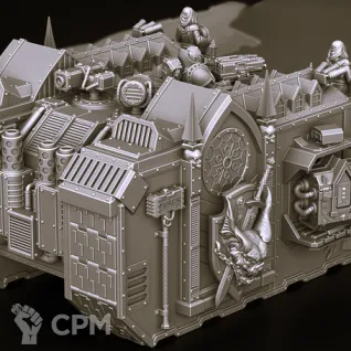 Описание картинки Grey Knights Land Raider от Магазин Альфария по цене 2 200руб | Свободный Рынок Миниатюр - СРМ