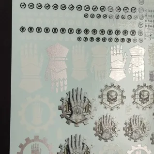 Описание картинки Transfer Sheet Iron Hands от ССП по цене 1 800руб | Свободный Рынок Миниатюр - СРМ