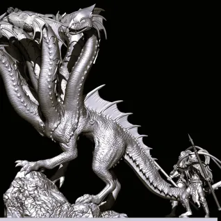 Описание картинки War Hydra pose 1 от Магазин Альфария по цене 1 000руб | Свободный Рынок Миниатюр - СРМ