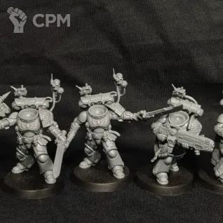 Описание картинки Deathwatch Kill Team x10 от psiblad3_art по цене 8 500руб | Свободный Рынок Миниатюр - СРМ