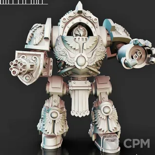 Описание картинки Venerable Contemptor Dreadnought - альт от Магазин Альфария по цене 1 100руб | Свободный Рынок Миниатюр - СРМ