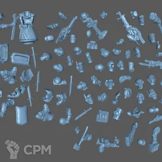 Описание картинки Cadian Upgrades от Formosa Printing по цене 450руб | Свободный Рынок Миниатюр - СРМ