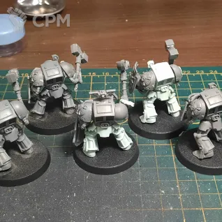 Описание картинки Terminator Assault Squad от  по цене 1 800руб | Свободный Рынок Миниатюр - СРМ