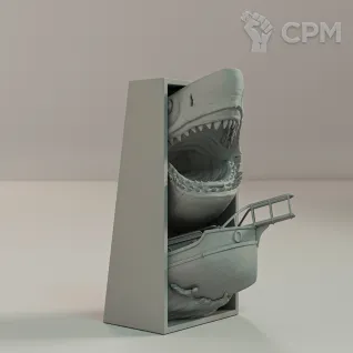 Описание картинки Book Nook - Jaws от Naggaroth Night по цене 3 000руб | Свободный Рынок Миниатюр - СРМ