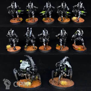 Описание картинки Necron Immortals Canoptek Tomb Crawlers от Chain Brush по цене 4 000руб | Свободный Рынок Миниатюр - СРМ