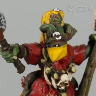 Описание картинки Fantasy Battles Grot Shaman x1 от MiniaturesFAN по цене 2 200руб | Свободный Рынок Миниатюр - СРМ