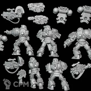 Описание картинки Sternguard Veteran Squad 5 edition от Surreal Factory по цене 850руб | Свободный Рынок Миниатюр - СРМ