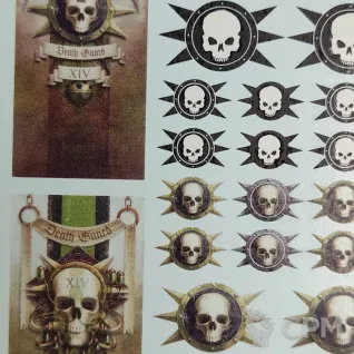 Описание картинки Transfer Sheet Death Guard от ССП по цене 1 800руб | Свободный Рынок Миниатюр - СРМ