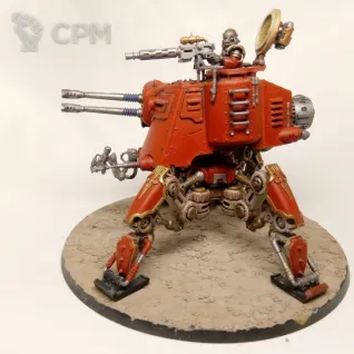 Описание картинки Adeptus Mechanicus Onager Dunecrawler от MiniaturesFAN по цене 6 600руб | Свободный Рынок Миниатюр - СРМ