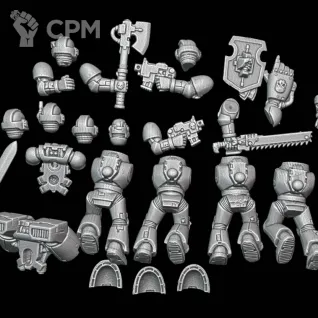 Описание картинки Assault Squad от Surreal Factory по цене 750руб | Свободный Рынок Миниатюр - СРМ