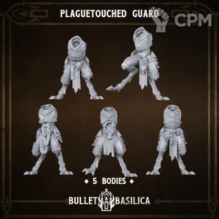 Описание картинки Plaguetouched Guard от Manufactorum76 по цене 1 000руб | Свободный Рынок Миниатюр - СРМ