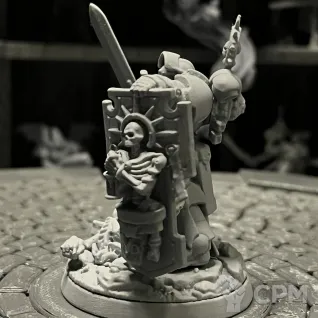 Описание картинки Warhammer 40000  Captain with Relic Shield от Houston Program по цене 250руб | Свободный Рынок Миниатюр - СРМ