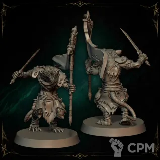Описание картинки Clan Legionaries Command от Manufactorum76 по цене 500руб | Свободный Рынок Миниатюр - СРМ