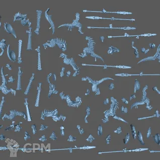 Описание картинки Saurus Warriors от Formosa Printing по цене 1 200руб | Свободный Рынок Миниатюр - СРМ