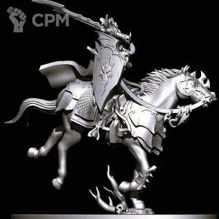 Описание картинки Dark Elf Dreadlord/Master on Dark Steed от Магазин Альфария по цене 250руб | Свободный Рынок Миниатюр - СРМ