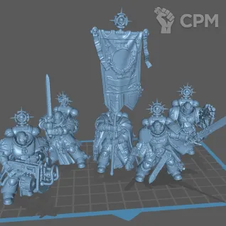 Описание картинки Space Marines: Company Heroes от Formosa Printing по цене 700руб | Свободный Рынок Миниатюр - СРМ
