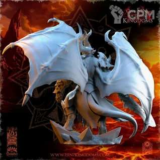 Описание картинки Daemon Prince of Chaos от MrMetalHorror по цене 1 400руб | Свободный Рынок Миниатюр - СРМ