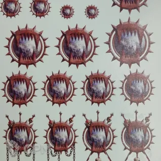 Описание картинки Transfer Sheet World Eaters от ССП по цене 1 800руб | Свободный Рынок Миниатюр - СРМ