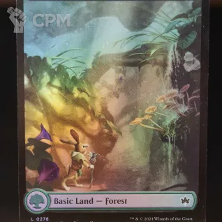 Описание картинки Forest (BLB Full Art Foil) от Барахолка Баллиоза по цене 200руб | Свободный Рынок Миниатюр - СРМ