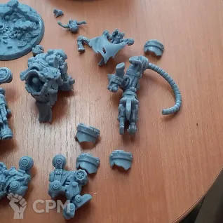 Описание картинки Warrboss in mega armour, Альтернативный Газкулл от  по цене 1 500руб | Свободный Рынок Миниатюр - СРМ
