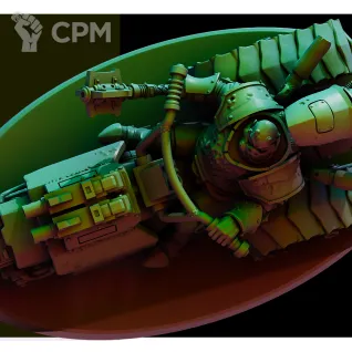 Описание картинки Miasmic Cohort Mounted Heralds от Manufactorum76 по цене 2 800руб | Свободный Рынок Миниатюр - СРМ