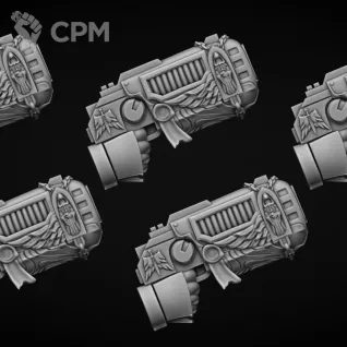 Описание картинки Plasma pistol type Dark от LDBits по цене 455руб | Свободный Рынок Миниатюр - СРМ