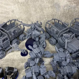 Описание картинки Армия Orks Bully Boyz 2000 pts от Миньки Молота Войны по цене 15 000руб | Свободный Рынок Миниатюр - СРМ