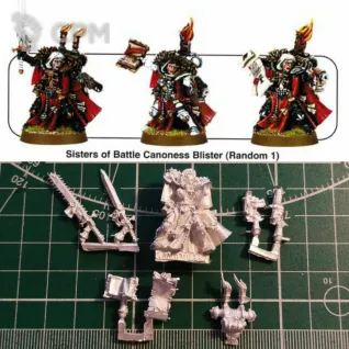 Описание картинки Sister of Battle Canoness 1 (2004) от Stark Foundry по цене 435руб | Свободный Рынок Миниатюр - СРМ