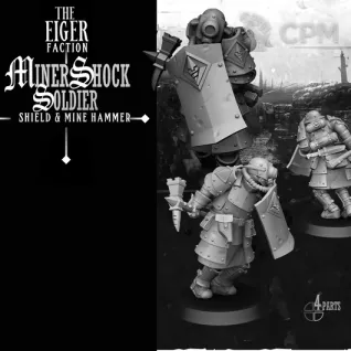 Описание картинки Shock Troopers x5 от PocketSized Prints по цене 850руб | Свободный Рынок Миниатюр - СРМ