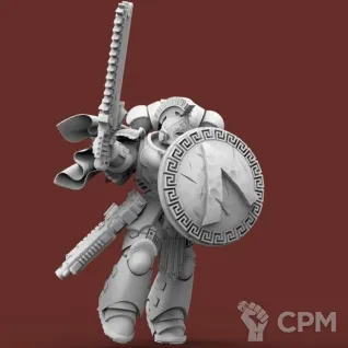 Описание картинки Минотавры#2(болтеры/пиломечи) от 3D Wargaming по цене 250руб | Свободный Рынок Миниатюр - СРМ
