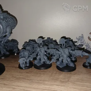 Описание картинки Небольшой Waaagh!!! от Ctrl по цене 17 750руб | Свободный Рынок Миниатюр - СРМ