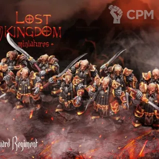 Описание картинки Chaos dwarfs Elite Guard от Barduck Miniatures по цене 1 684руб | Свободный Рынок Миниатюр - СРМ