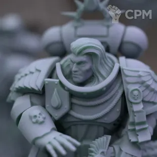 Описание картинки Blood Angels Captain от Kapers Point по цене 261руб | Свободный Рынок Миниатюр - СРМ