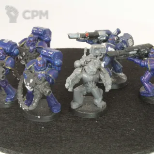 Описание картинки Devastator Squad (ориг) от Xavier Drake по цене 1 600руб | Свободный Рынок Миниатюр - СРМ