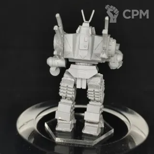 Описание картинки Зевс-Х ZEU-X4 (80 тонн) от Dwarf Pirate Foundry по цене 350руб | Свободный Рынок Миниатюр - СРМ