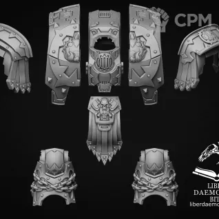 Описание картинки Armor model "Levi" type Hound от LDBits по цене 1 258руб | Свободный Рынок Миниатюр - СРМ