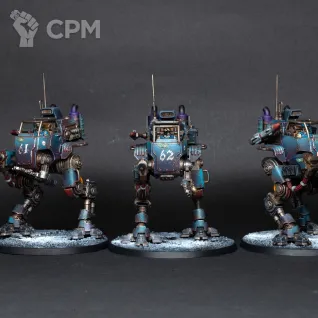 Описание картинки Scout Sentinels Imperium Armies pro Painted от Aspid095 по цене 8 000руб | Свободный Рынок Миниатюр - СРМ