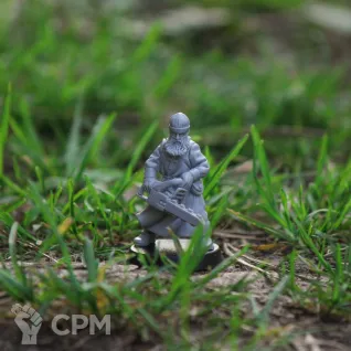 Описание картинки Монах с пилой (preacher, priest) от Forfun Miniatures по цене 315руб | Свободный Рынок Миниатюр - СРМ