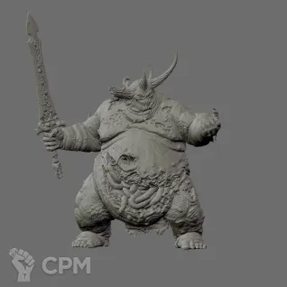 Описание картинки Great Unclean One от F4Mp по цене 2 250руб | Свободный Рынок Миниатюр - СРМ