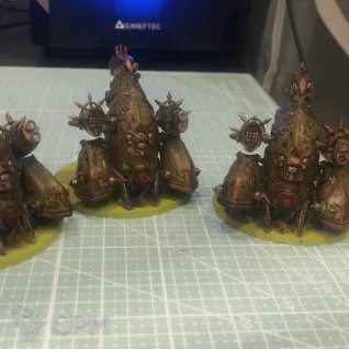 Описание картинки Армия Deth guard + краски + армитранспорт + кубы от Toxi  по цене 50 000руб | Свободный Рынок Миниатюр - СРМ