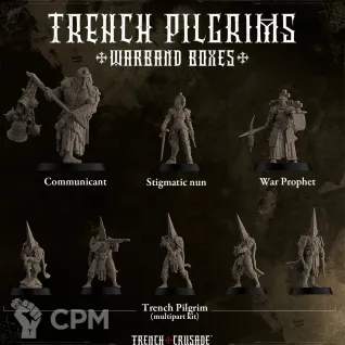 Описание картинки Trench Pilgrims Warband от Age of Printmar по цене 533руб | Свободный Рынок Миниатюр - СРМ