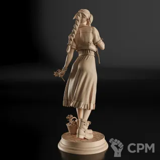 Описание картинки Aerith Фигурка (Final Fantasy) от GAS3TXD  по цене 2 900руб | Свободный Рынок Миниатюр - СРМ