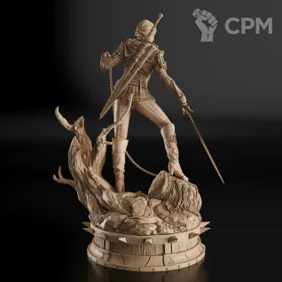 Описание картинки Ciri Фигурка (The Witcher) от GAS3TXD  по цене 3 900руб | Свободный Рынок Миниатюр - СРМ