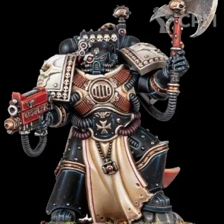 Описание картинки Castellan Black Templar от Орки с наГорки по цене 250руб | Свободный Рынок Миниатюр - СРМ