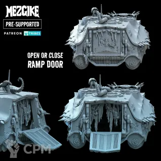 Описание картинки Sea grub carrier tank от Age of Printmar по цене 2 137руб | Свободный Рынок Миниатюр - СРМ